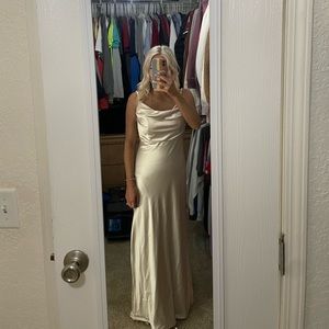 Revelry Soft Champagne Skye dress